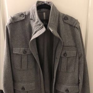 Peacoat with hood Excellent Condition.